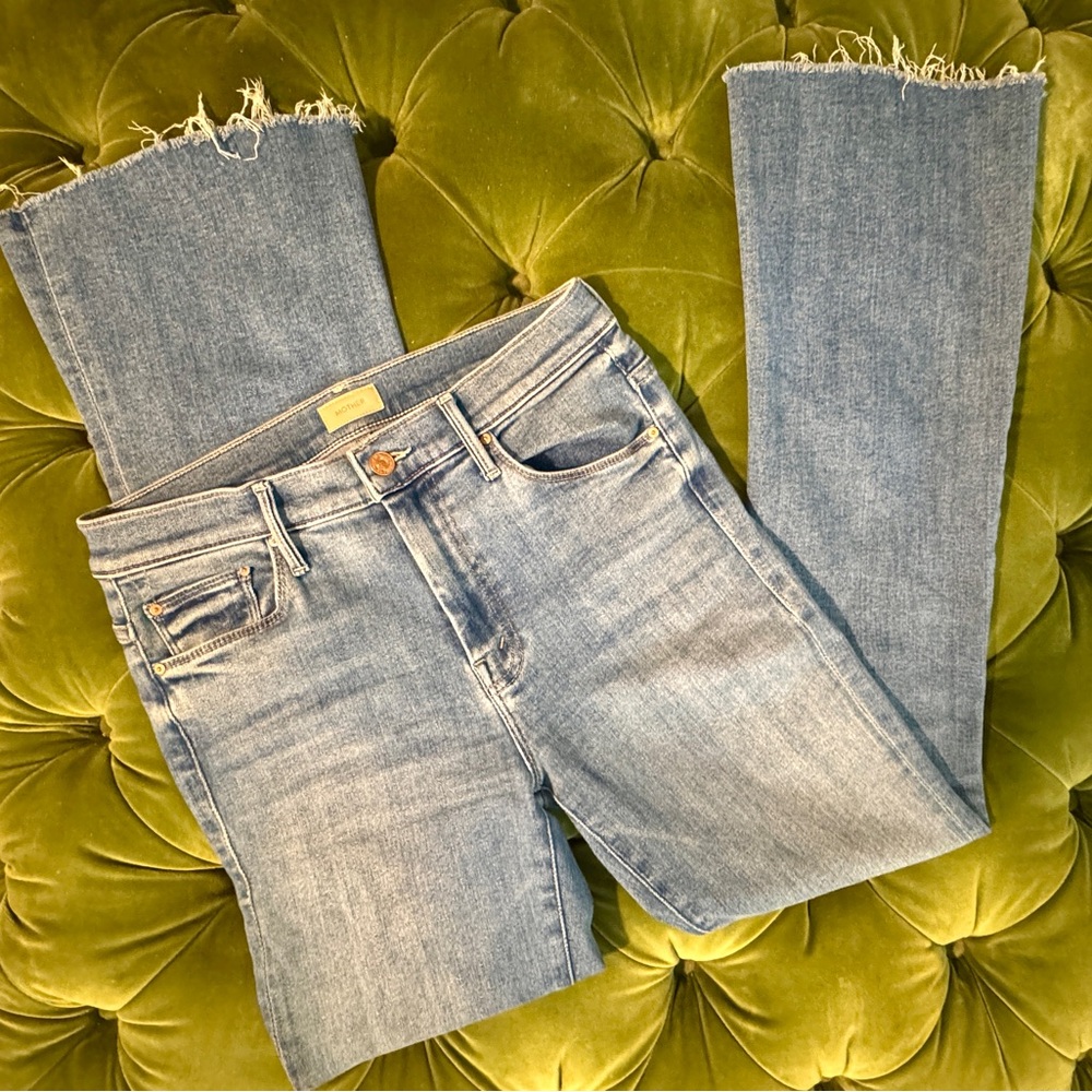 MOTHER Light Blue Denim Jeans